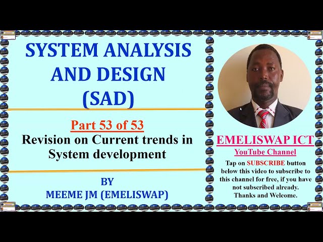Revision Questions and Answers on Current  and Emerging Trends in System Analysis, and Design