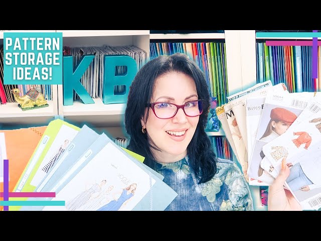 Pattern Storage Ideas :: Printed, PDF's & Self Drafted Patterns :: Physical & Digital Organisation!