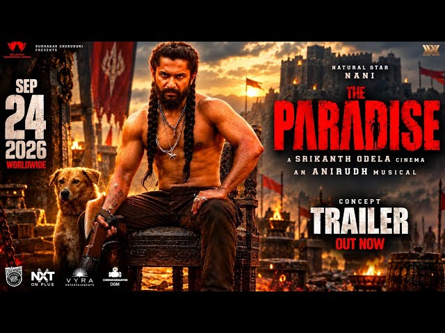 The Paradise Surprise Trailer 🔥 The Epic Begins | Nani | Srikanth Odela | Anirudh | 4K