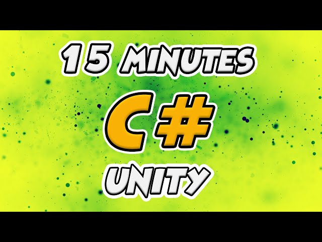 Learn C# Scripting for Unity in 15 Minutes (2025 Working)