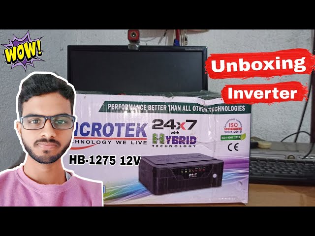 Microtek HB1275 Inverter Unboxing & Full Review | Worth Buying in 2026?