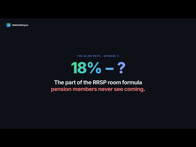 Where RRSP Room Actually Comes From — And the Part Pension Members Miss