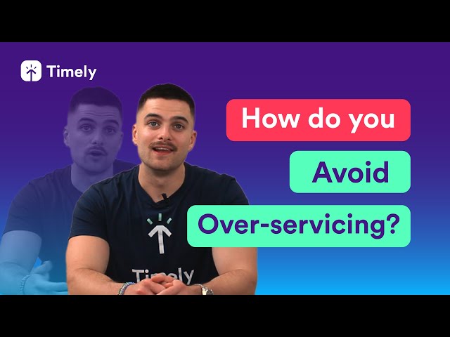 Project Capacity and Avoiding Overservicing