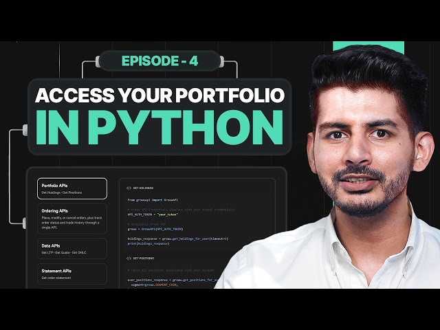 How to Access Your Portfolio Using Algos: A Step-by-Step Guide – Episode 4