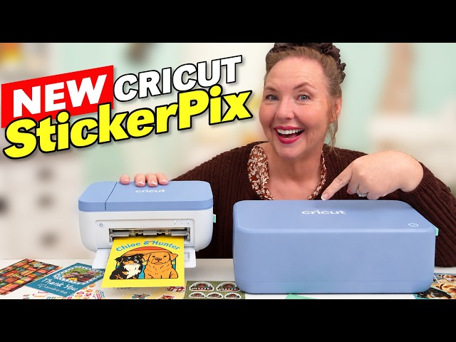 Cricut Made a PRINTER?! Cricut StickerPix First Look