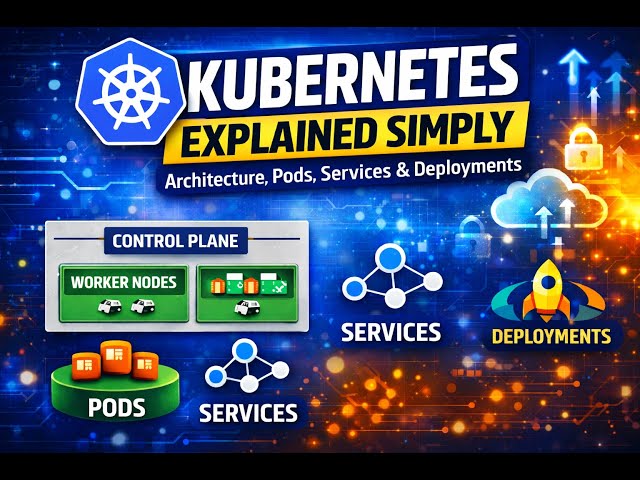 Kubernetes Explained Simply — Architecture, Pods, Services & Deployments