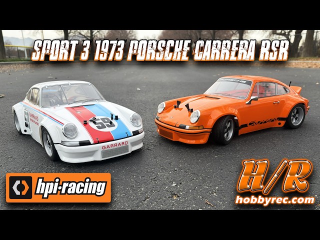 HobbyRec.com  We run the new HPI Racing - Sport 3 1973 Porsche Carrera RSR!  #rccars #rcporsche