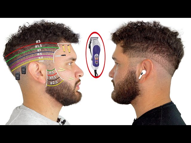 SELF CUT TUTORIAL using CHEAP Clippers - Step By Step Mid Fade Tutorial