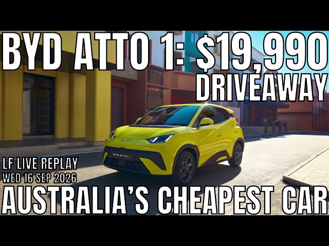 BYD Atto 1 Essential from $19,990 Drive-away: Australia's Cheapest Car