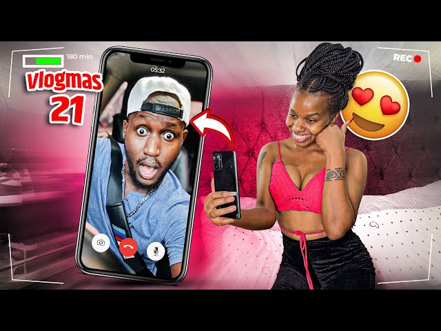 Awkward Video Calling My Boyfriend With Only Brá On At His Best Friend Bedroom!😅 | VLOGMAS DAY 21
