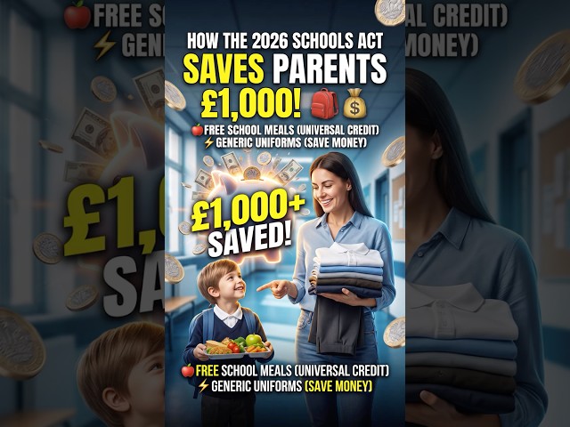 How the 2026 Schools Act Saves Parents £1,000! 🎒💰