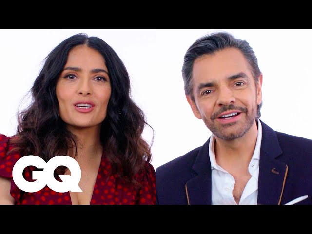 Salma Hayek y Eugenio Derbez responden TODO de Google | GQ México