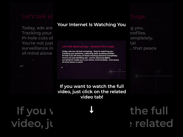 Your Internet Is Watching You