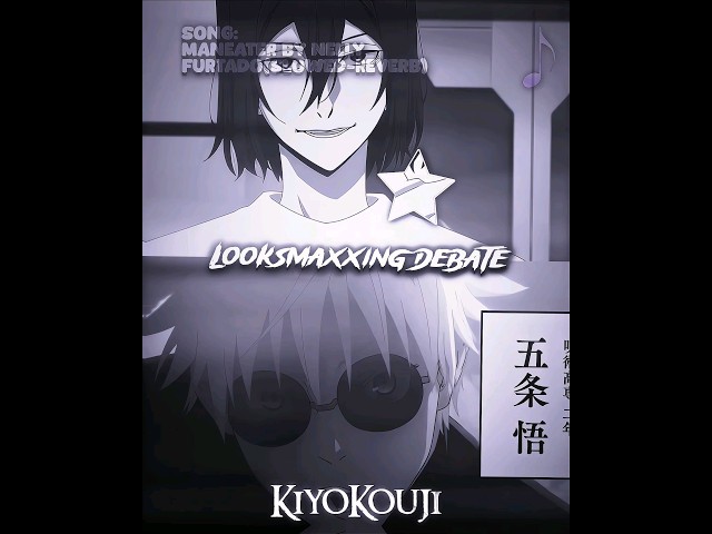 Fyodor Dostoevsky vs Gojo Satoru in Looksmaxxing | Maneater edit 4k | #bungostraydogs #jujutsukaisen