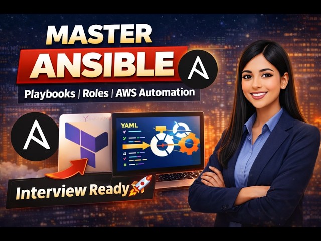 AWS DevOps Ansible Complete Tutorial 🔥 | Playbooks, Inventory, Roles & Real-Time DevOps Use Cases