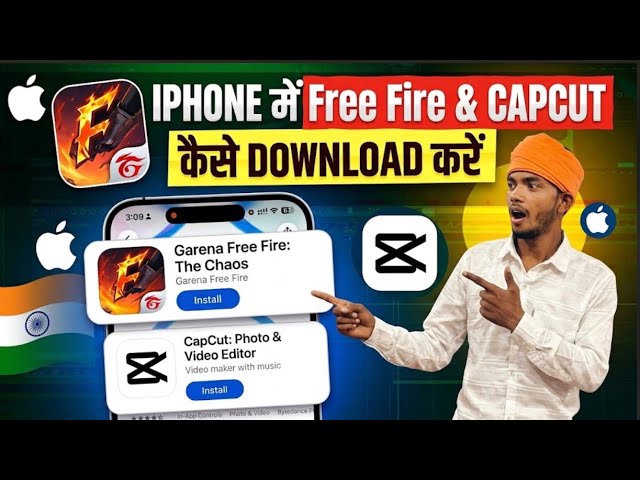 How to Download Free Fire and CapCut on iPhone