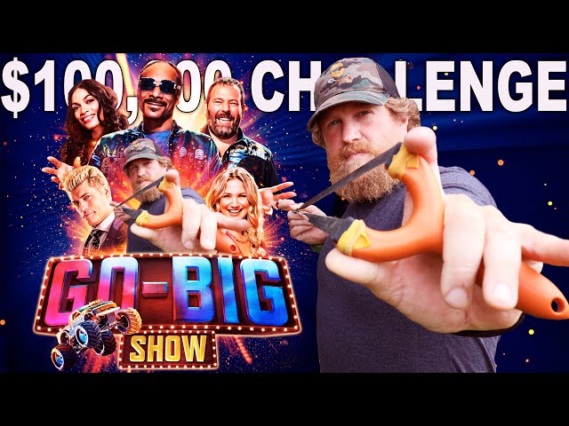 Shooting the Sparrow Slingshot w/ SNOOP DOGG on GO-BIG SHOW $100K Prize | Trick Shot Tuesday Ep. #22