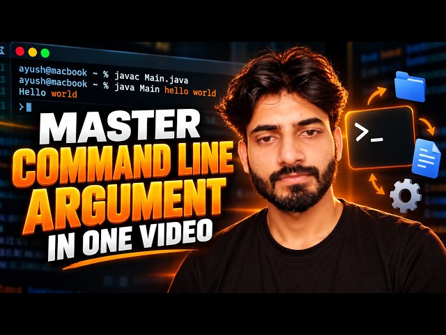 Java Command Line Arguments Explained  | Complete Beginner Guide with Practical Examples