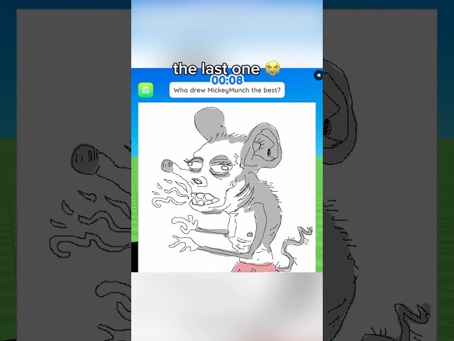 MICKEY returns to DRAW ME πβοΈ #roblox #funny