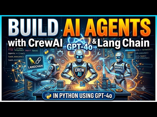 Build AI Agents with CrewAI & LangChain in Python Using GPT-4o