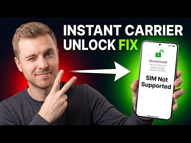 Instant fix for Samsung SIM not supported with this carrier unlock