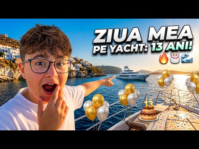 Happy 13th Birthday Alex - Birthday at sea on a yacht! 🥰