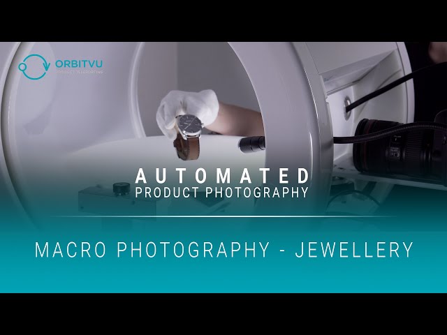 Jewelry and watches product photography studio - Orbitvu Alphashot Micro