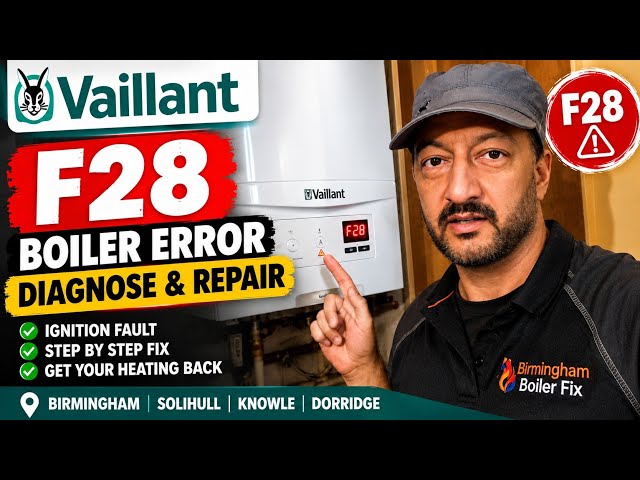 Vaillant F.28 Error Code FIXED! 🔥 Ignition Fault Diagnosis & Repair