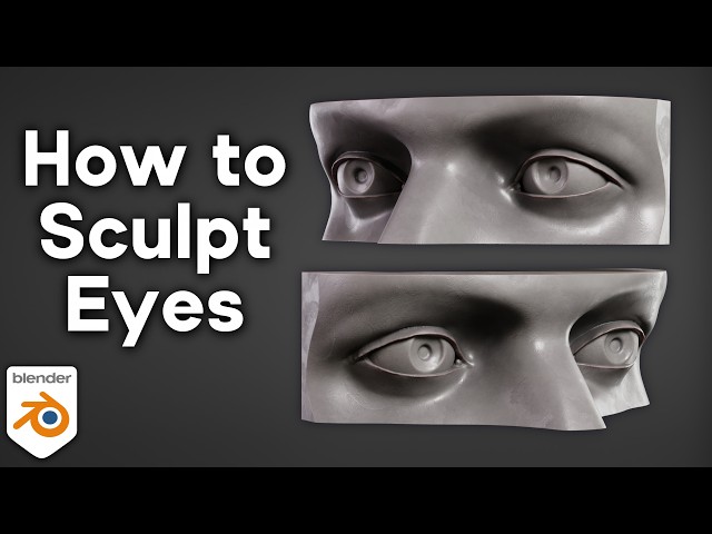 How to Sculpt Eyes in Blender (Tutorial)