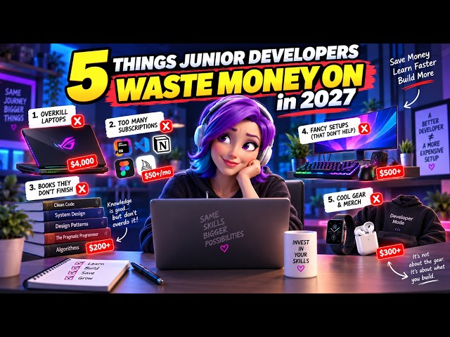5 Things Junior Developers Waste Money On in 2027