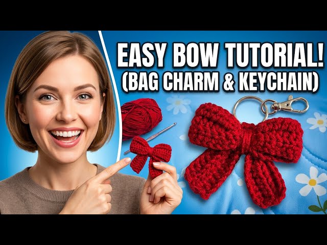 Crochet Bow Tutorial 🎀 | Live | Beginner Friendly