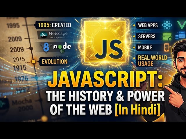 JavaScript: The History & POWER of the Web [In Hindi]