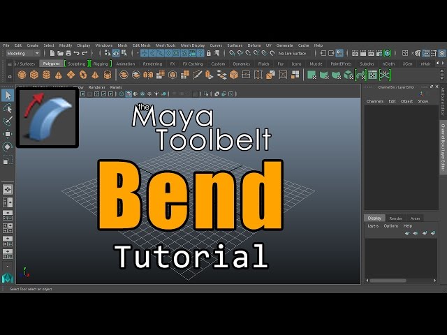 The Maya Toolbelt - Bend Deformer