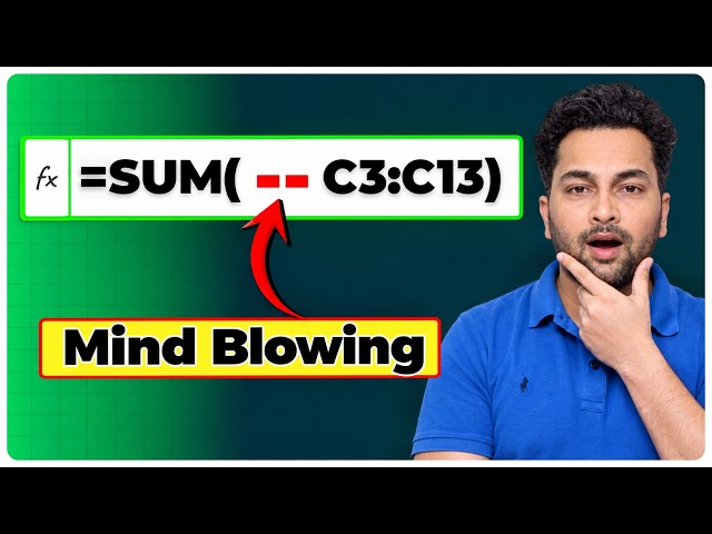 This Hidden Excel Trick Will Blow Your Mind 🤯 | Excel Tips & Tricks
