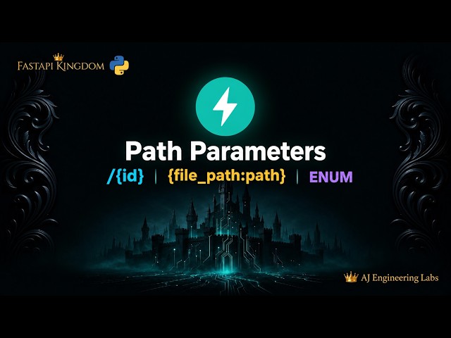 FastAPI Path Parameters with Types | Data Conversion, Validation, Documentation & Pydantic