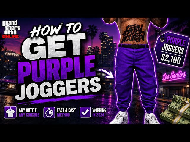 *UPDATED* How To Get Purple Joggers In GTA 5 Online!