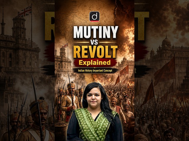 Mutiny Vs Revolt Explained | Indian History Important Concept #MutinyVsRevolt #UGCNETHistory