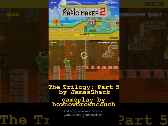 #Shorts #SMM2 The Trilogy: Part 5 Course Clear Video World Record First Clear