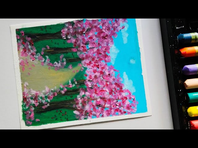 Oil Pastel for Beginners Tutorial ~Oil Pastel Art 