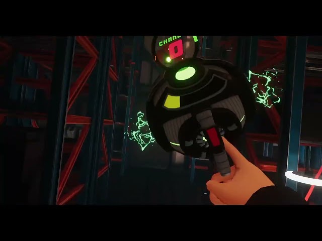 [VRChat] Bullet Time Agent - Warehouse work-in-progress gameplay