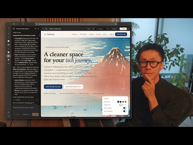How I designed my SaaS landing page using AI tools