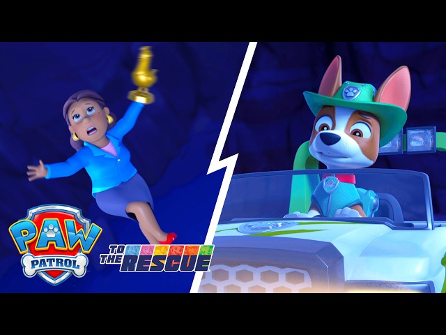 Mayor Goodway Is Stuck in a Jungle Cave! Can Tracker Save Her? | To The Rescue | PAW Patrol