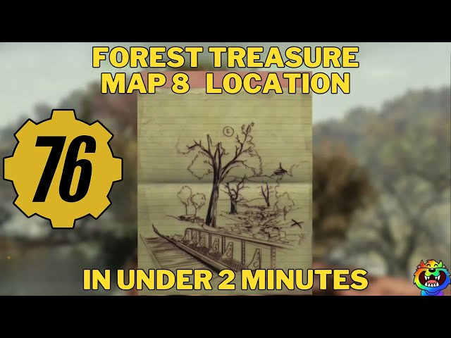 How to Find the Forest Treasure Map 8 in #fallout76 #fallout76guide