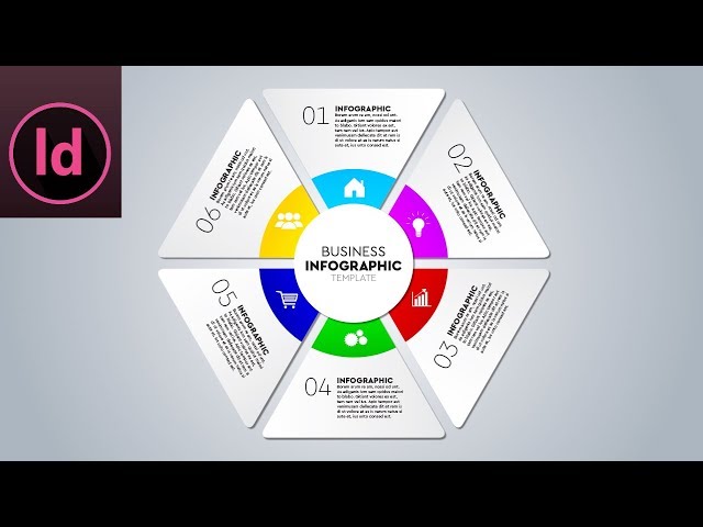 InDesign Tutorial | 3D Graphic Design | Infographic Design Template