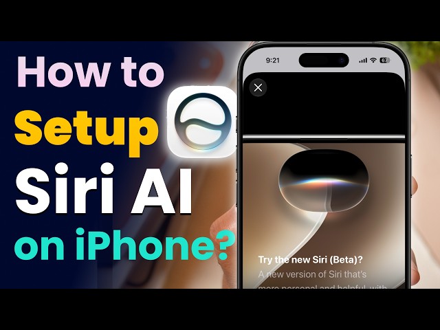 How to Setup and USE Siri AI on iPhone? Activate Siri AI on iPhone Full Tutorial