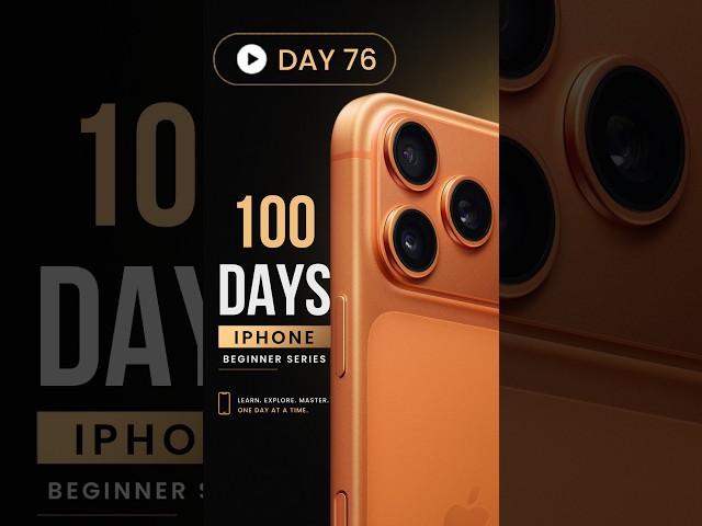Stop Your iPhone from Automatic Battery Draining - 76/100 Days iPhone Beginner Series #ios27 #ios