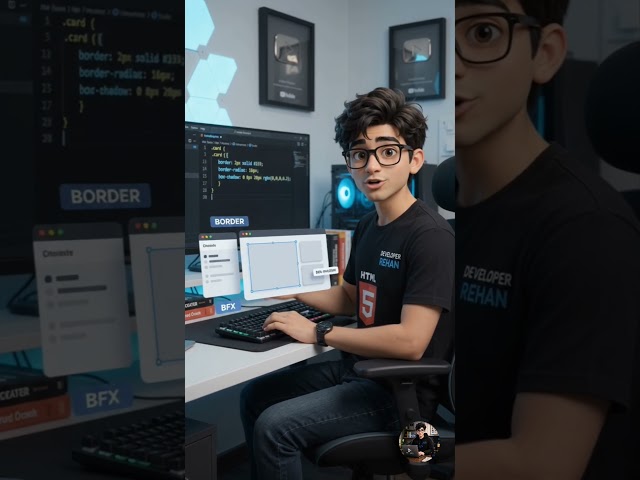Day 32 - Learning Web Development | CSS Border, Border Radius & Box Shadow 💻🔥