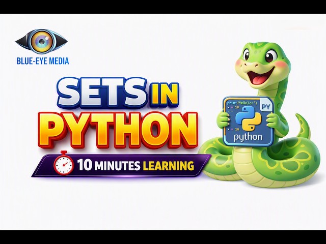 Learn Sets in Python  10 Minute Crash Course