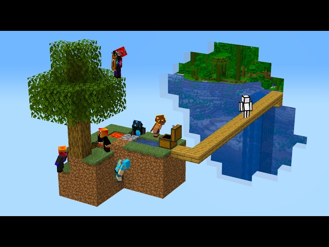 I Truman Show'd 7 YouTubers Using Minecraft Skyblock!