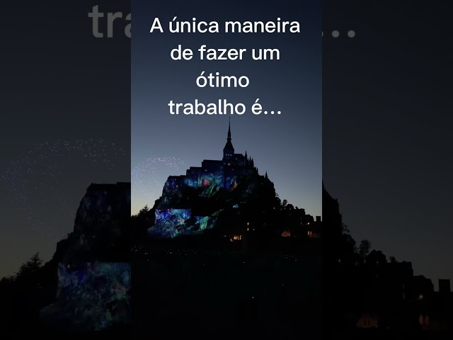 SUCESSO E AMOR PELO QUE FAZ